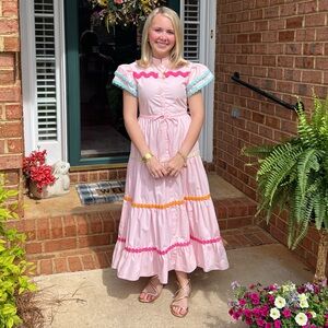 Celia B Baba dress in Pink Midi XS